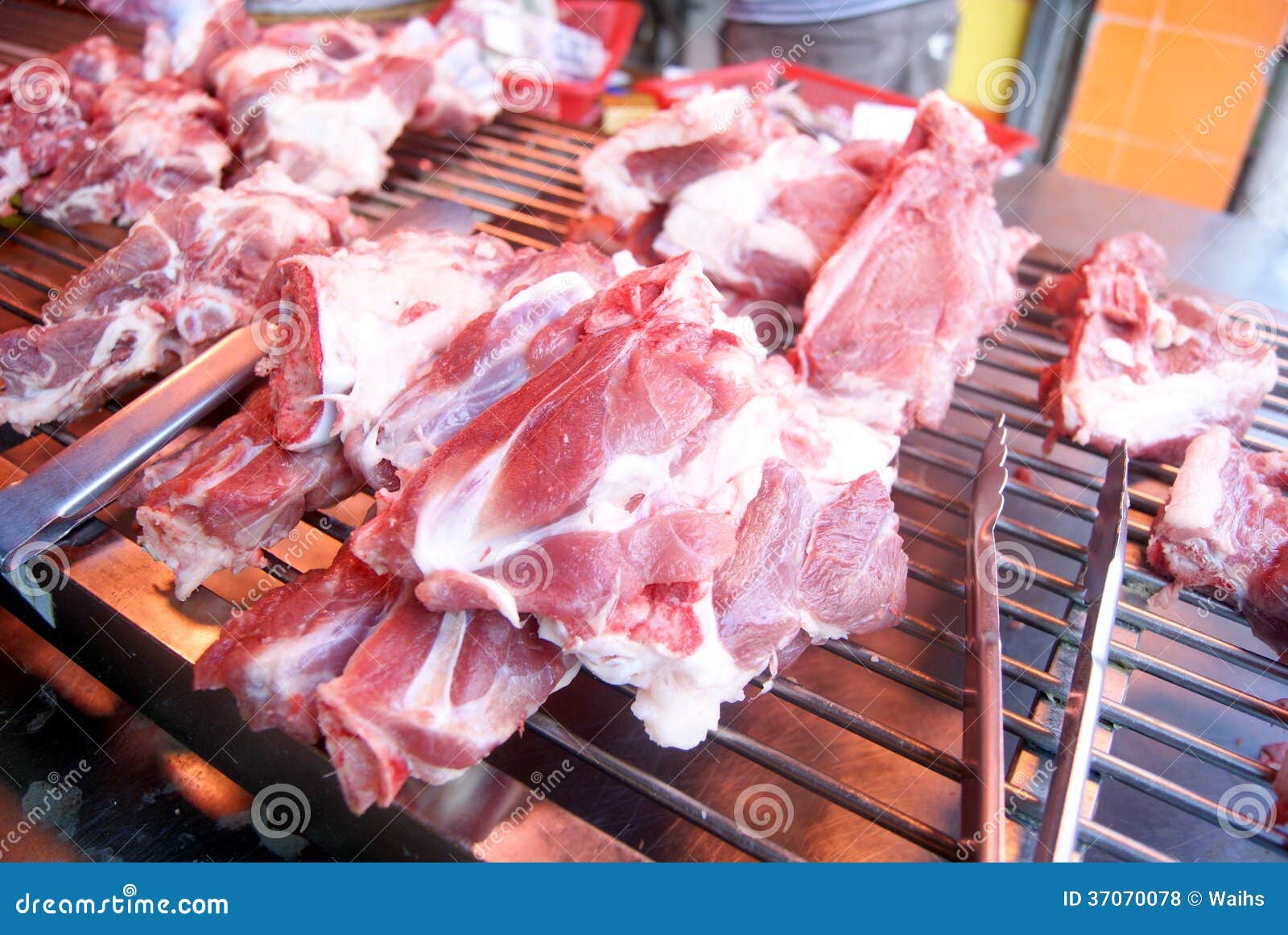 Pork stock photo. Image of farmers, market, life, nutrition 37070078