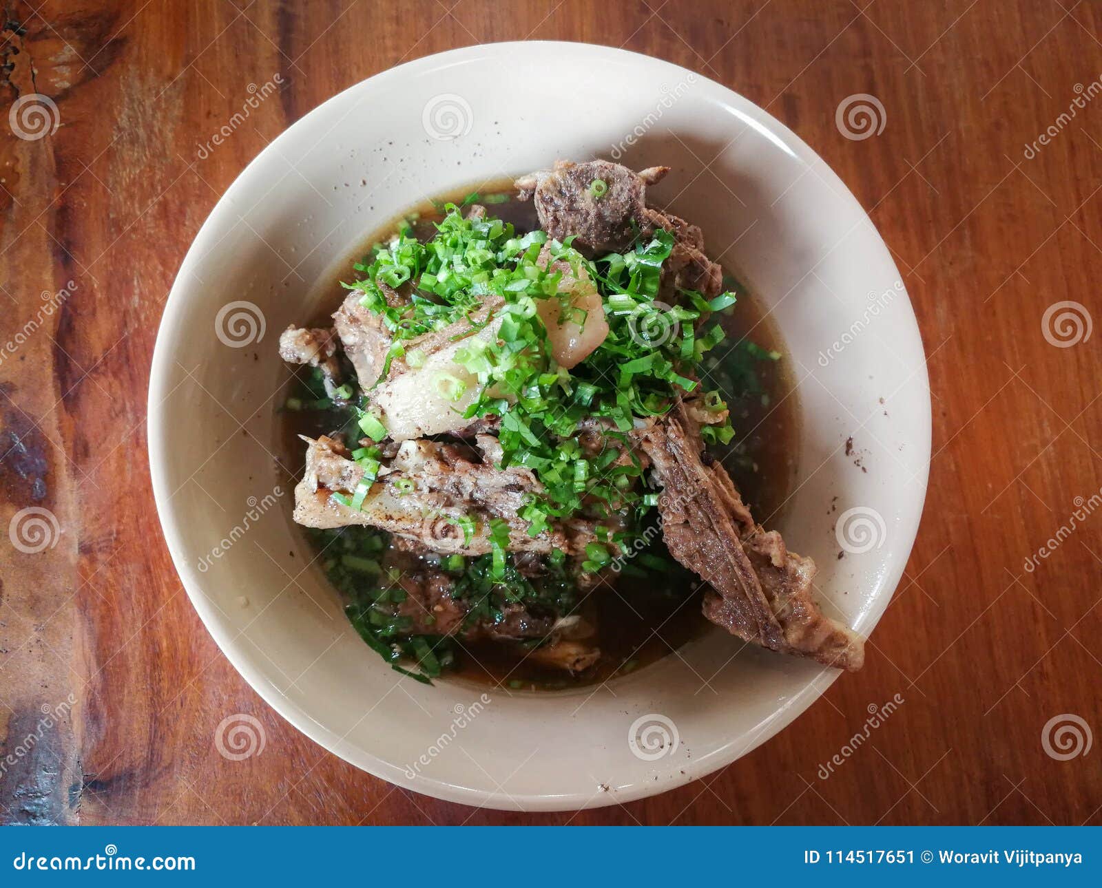 Pork bone soup stock image. Image of texture, braised - 114517651
