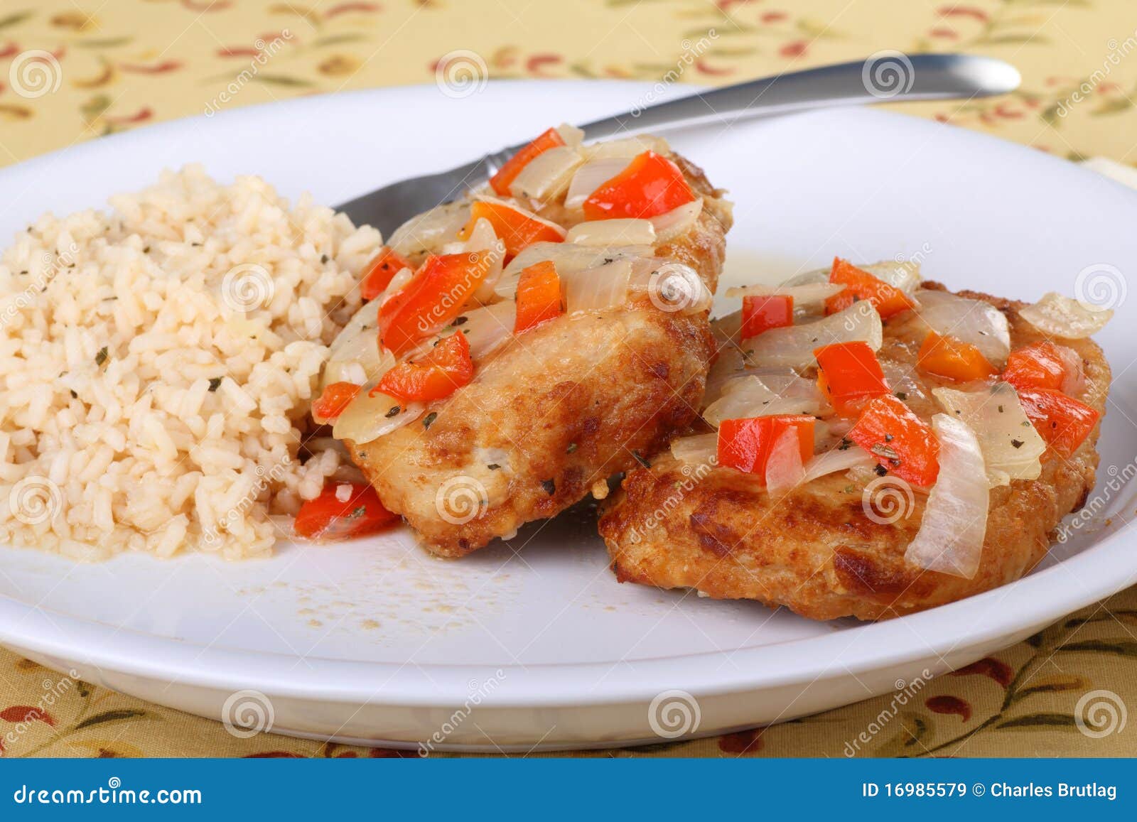 Pork Cutlet Meal stock image. Image of cutlet, dinner 16985579