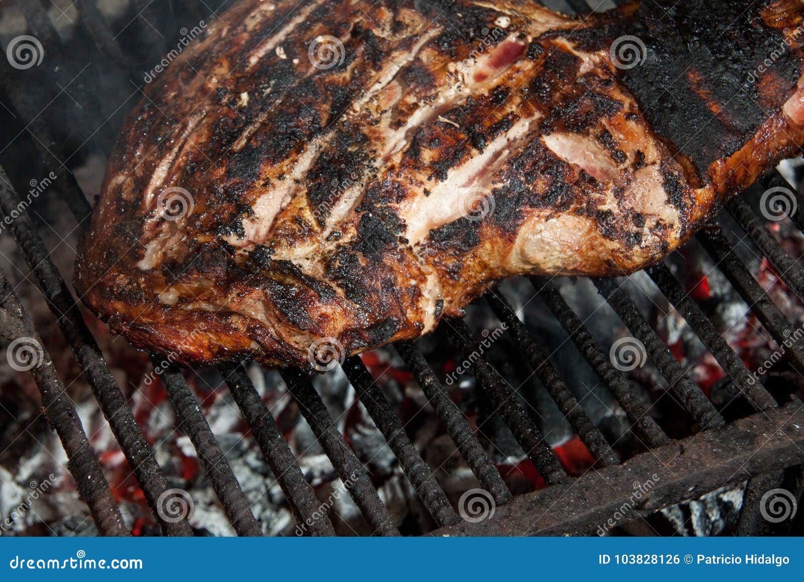 pork leg grilled