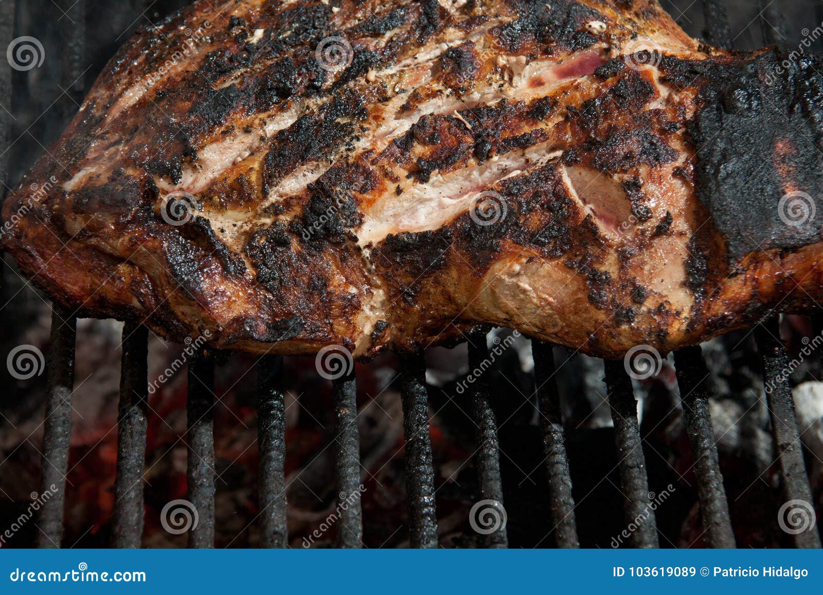 pork leg grilled