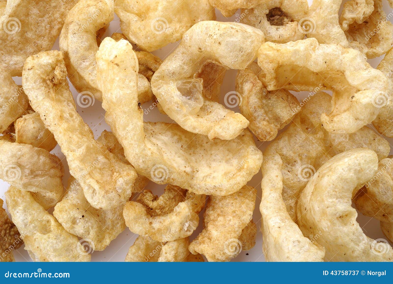 Pork rind stock image. Image of junk, fatty, scratching 43758737