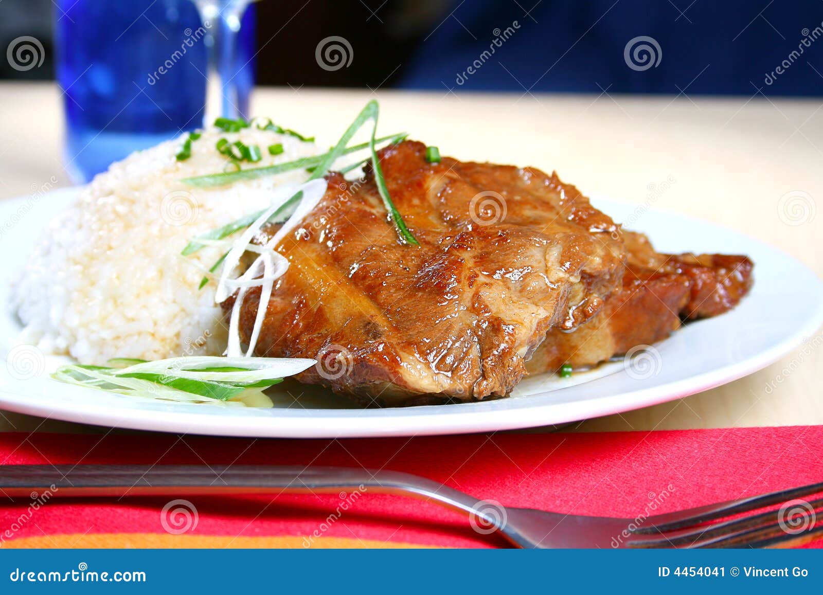 Pork Spare Ribs With Rice Picture. Image 4454041