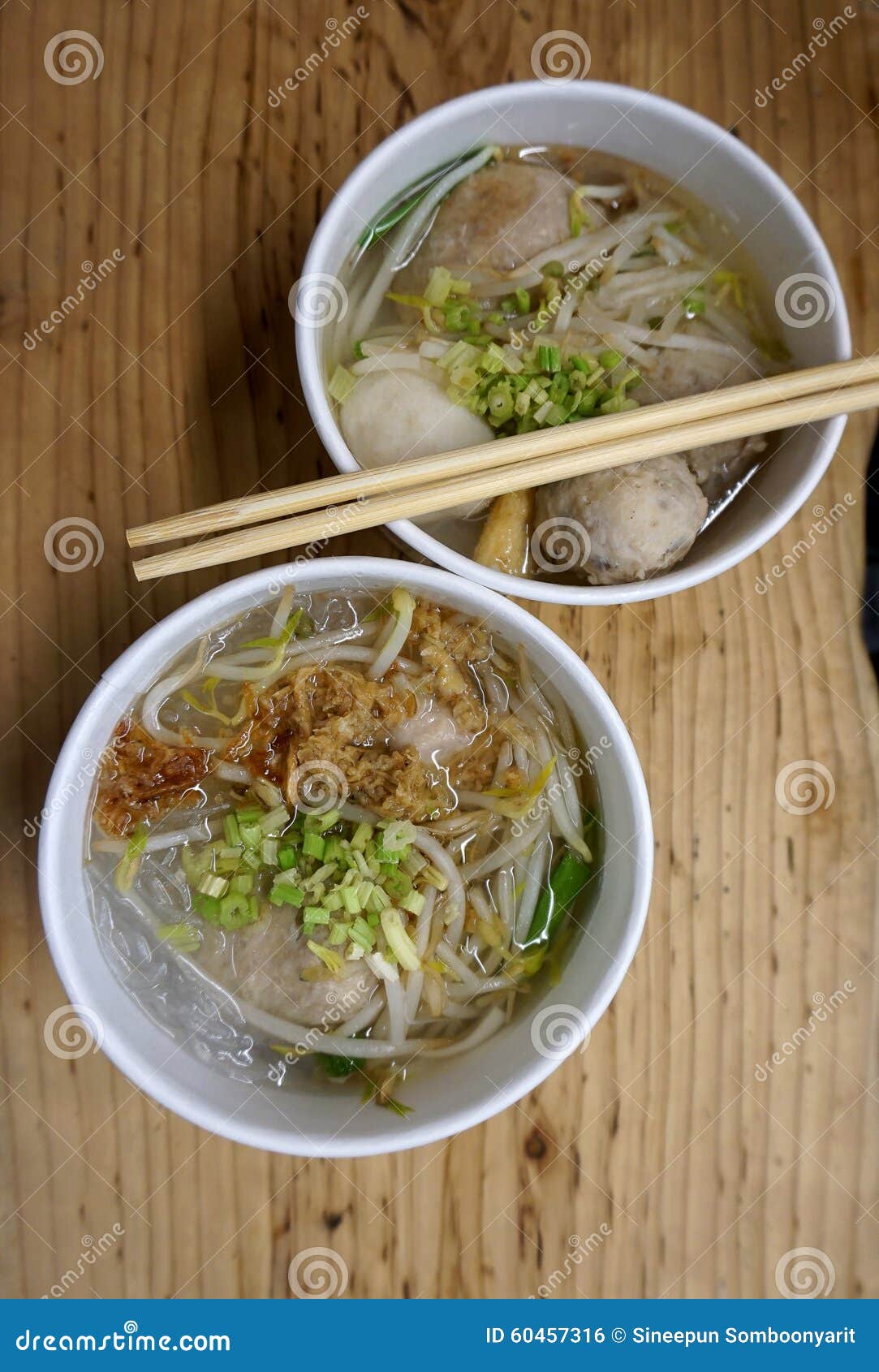 porkball noodle clear soup