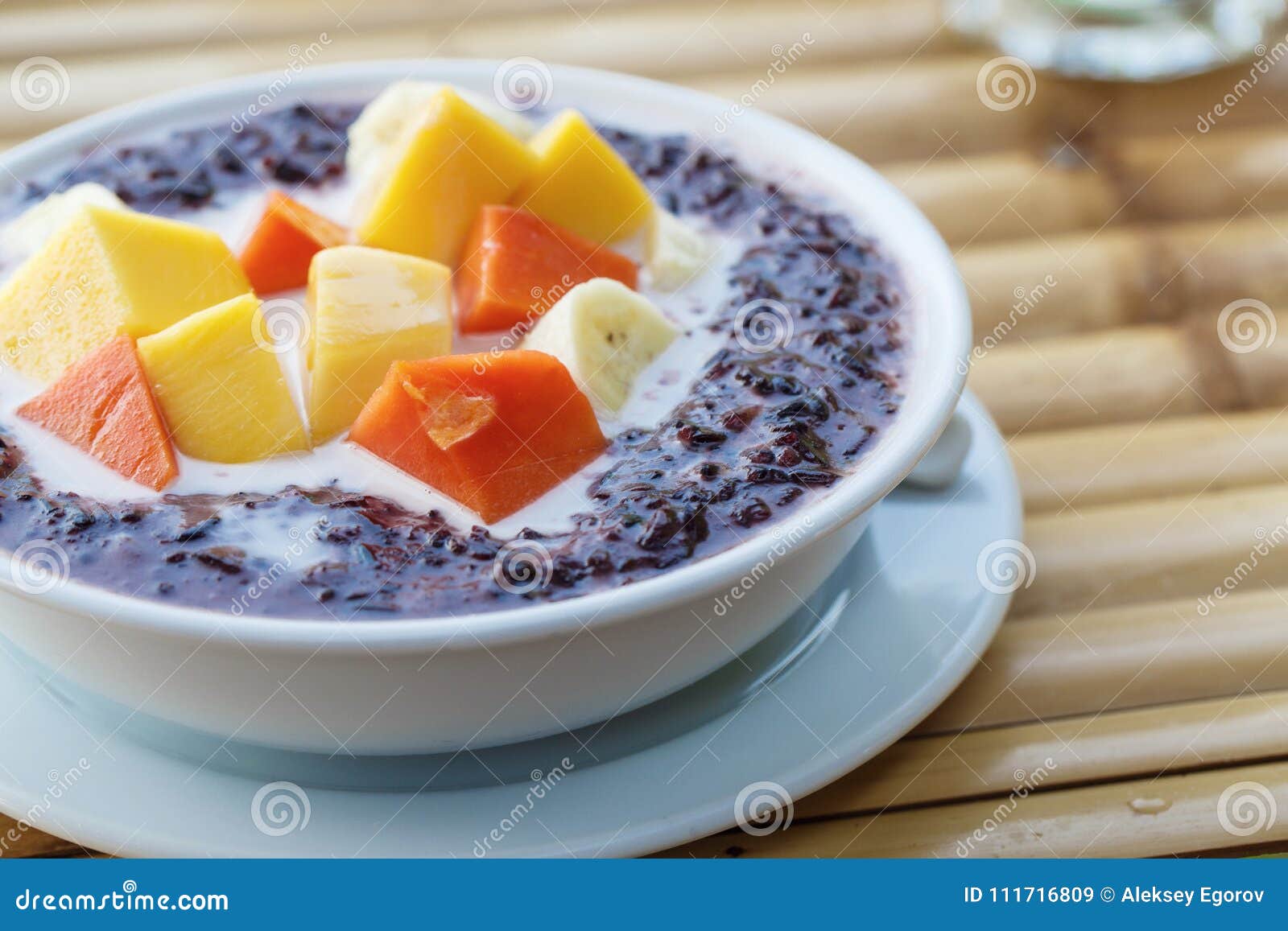 porridge made of black rice