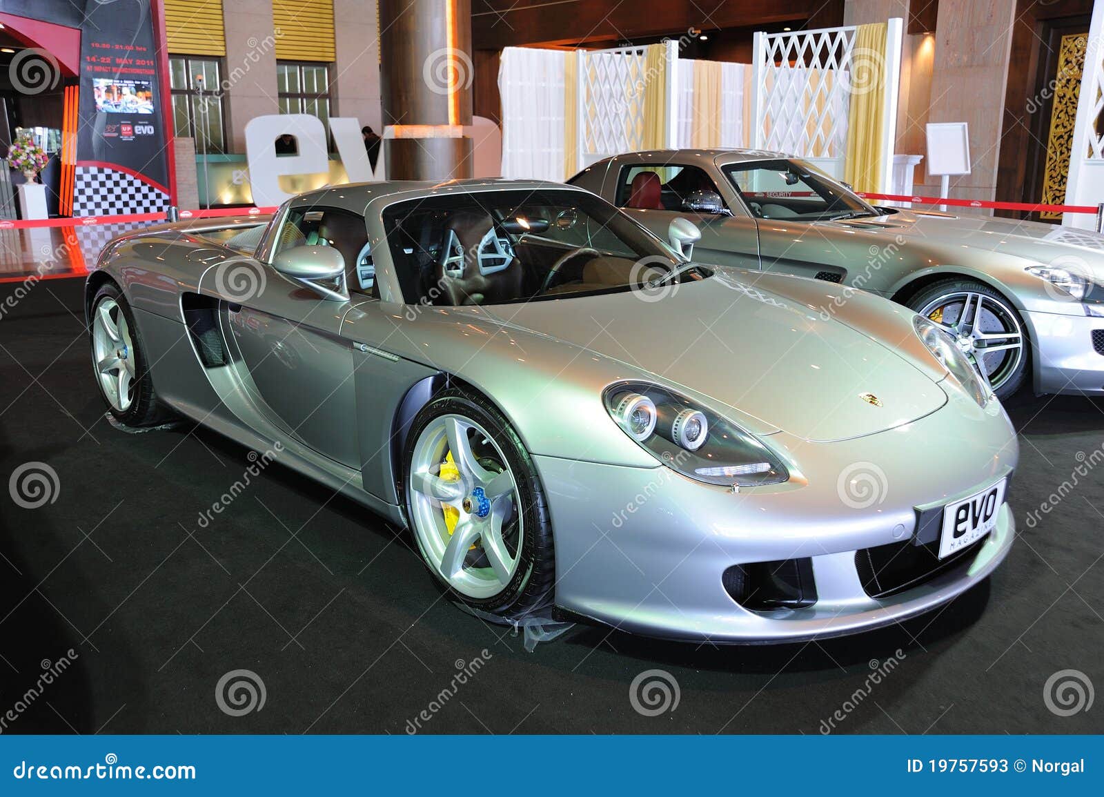 Porsche Carrera GT editorial stock photo. Image of polish - 19757593