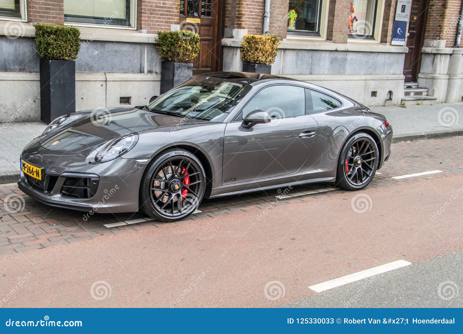 Porsche 911 Carrera 4 GTS at Amsterdam the Netherlands 2018 Editorial Stock  Photo - Image of carrera, netherlands: 125330033
