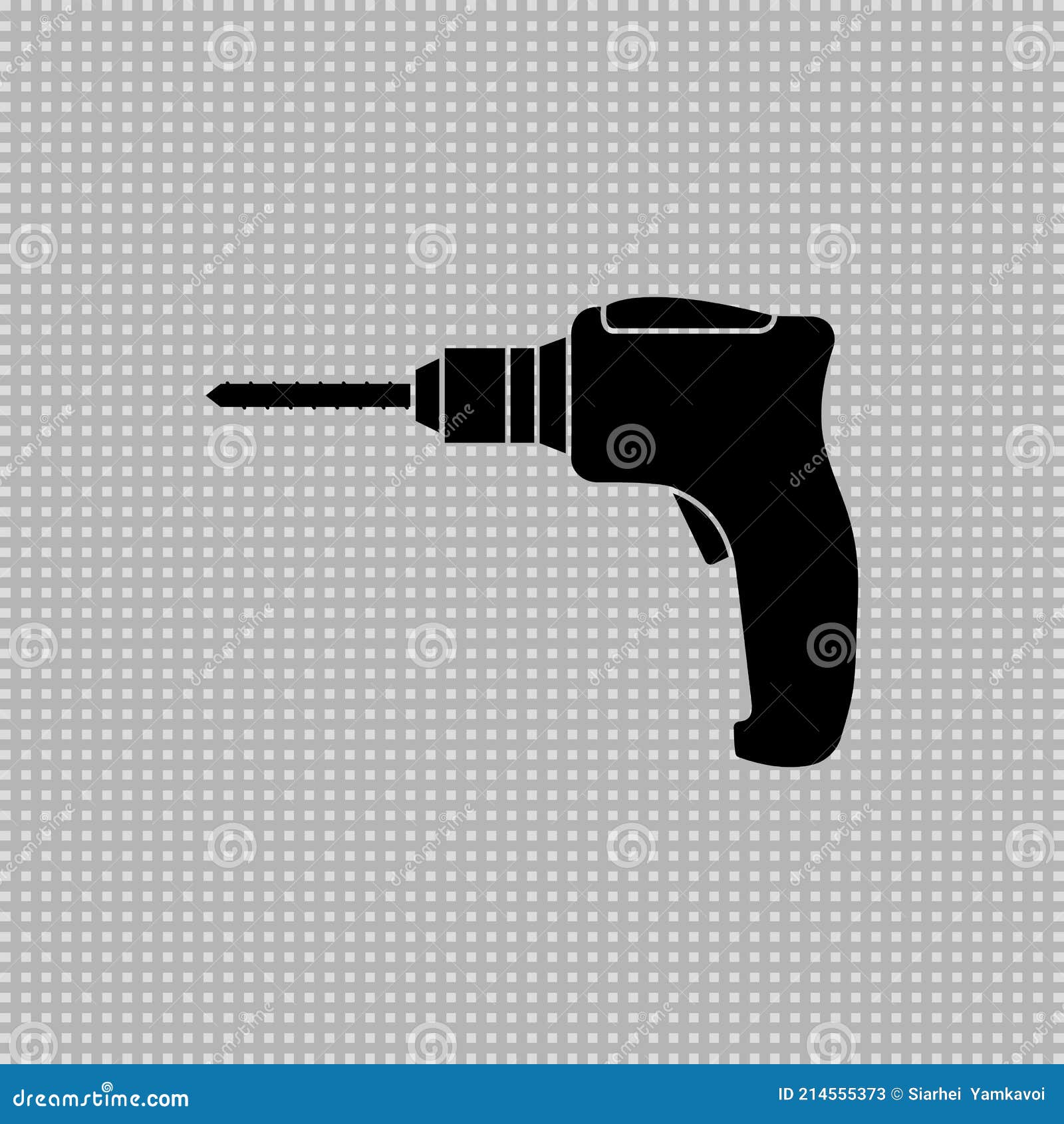 Portátil Eléctrico Silueta De Taladro De Mano Dibujo Con Bit. Icono De  Taladro Eléctrico. Aislado Vector Dibujos Animados Clipart. Ilustración del  Vector - Ilustración de pictograma, arte: 214555373