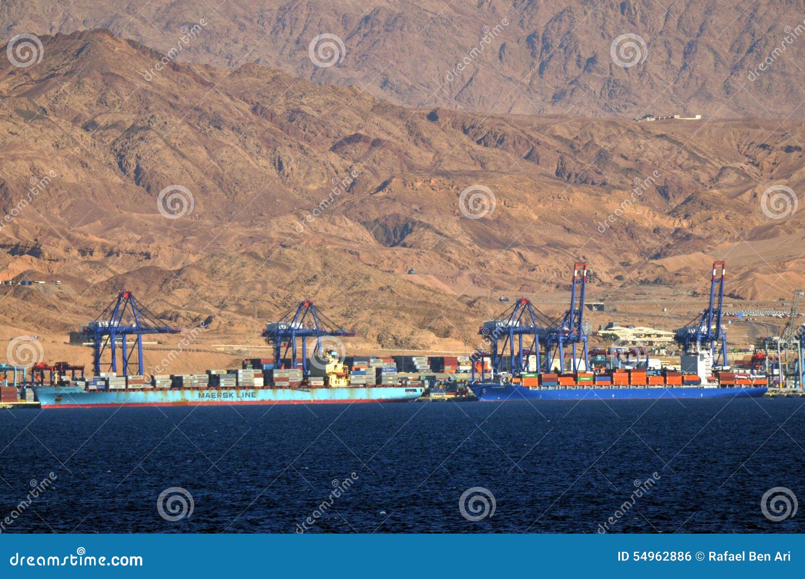 Port of in Aqaba, Jordan Editorial Photo - Image of logistic, moored: