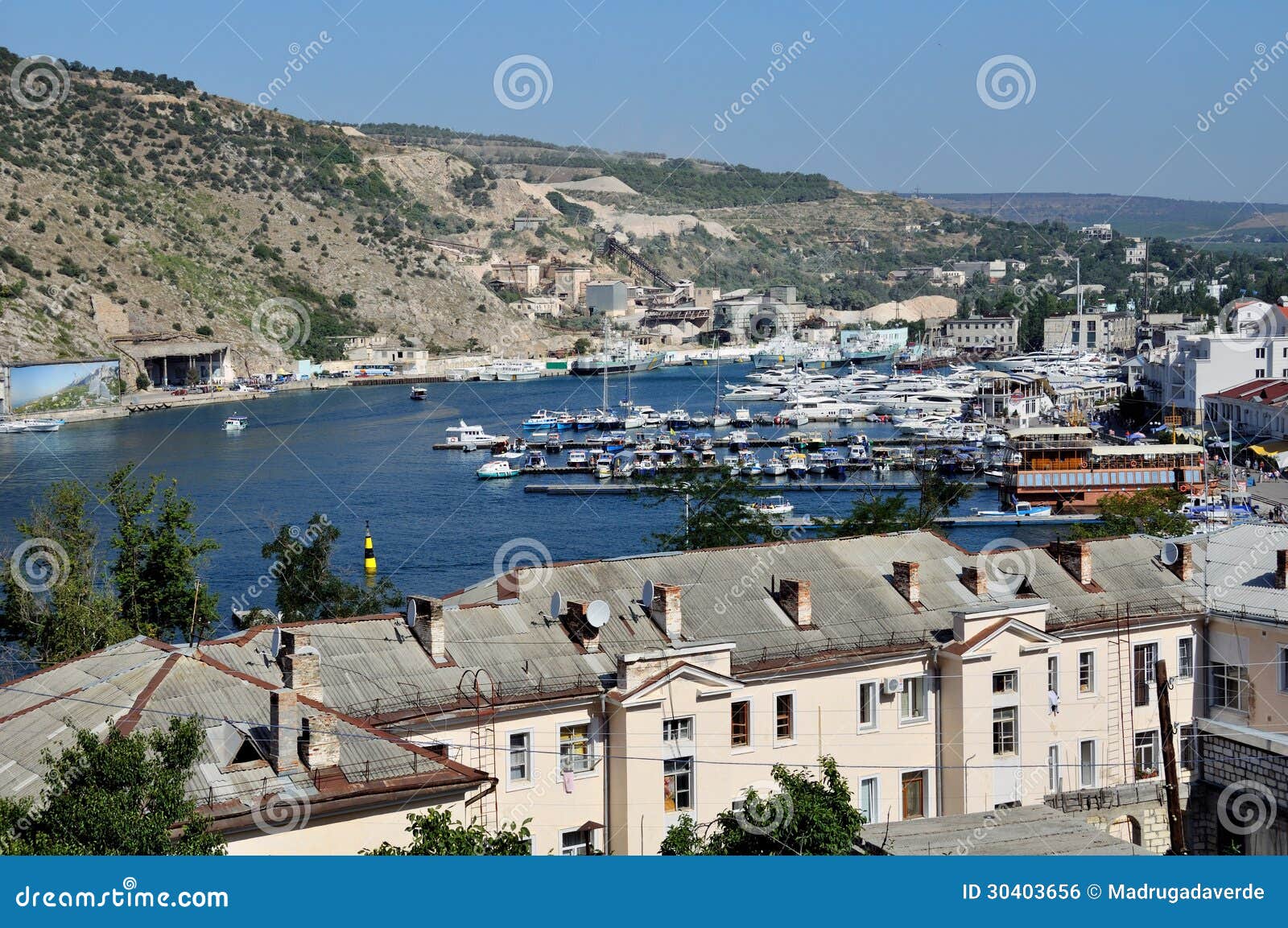 Port of Balaklava, Ukraine stock photo. Image of ancient 30403656