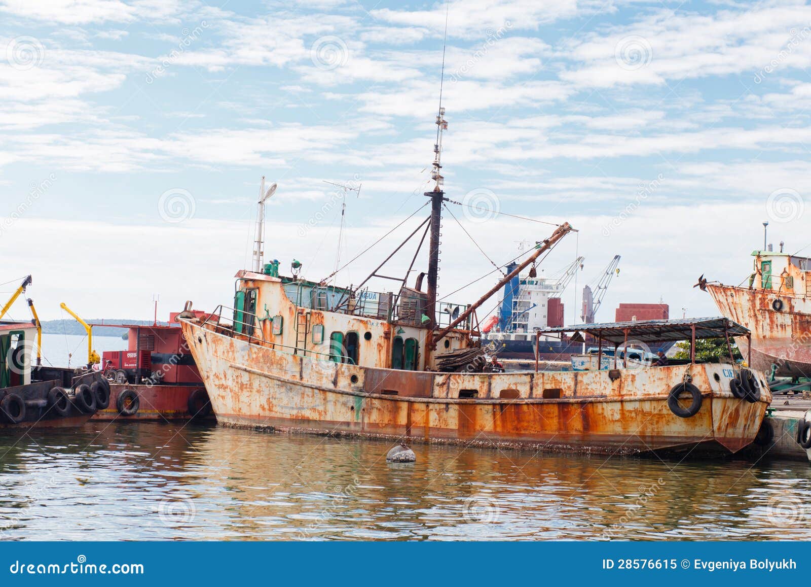 Port of Cienfuegos stock image. Image of paint, harbor 28576615