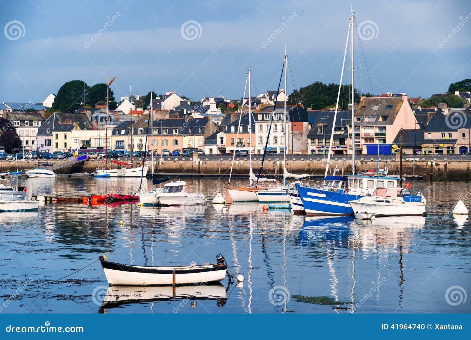port of concarneau, brittany, france
