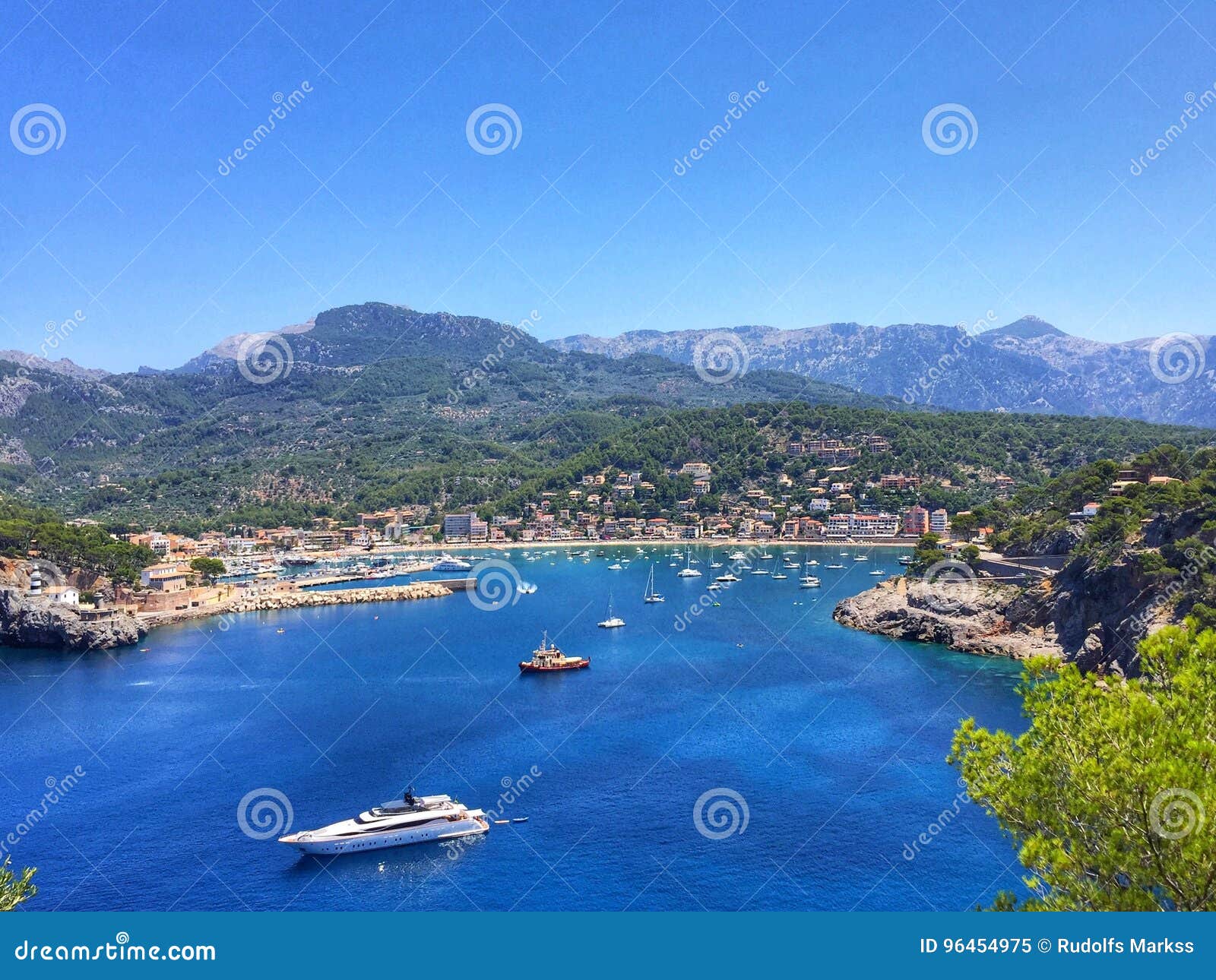 Port de Soller stock image. Image of soller, seascape 96454975