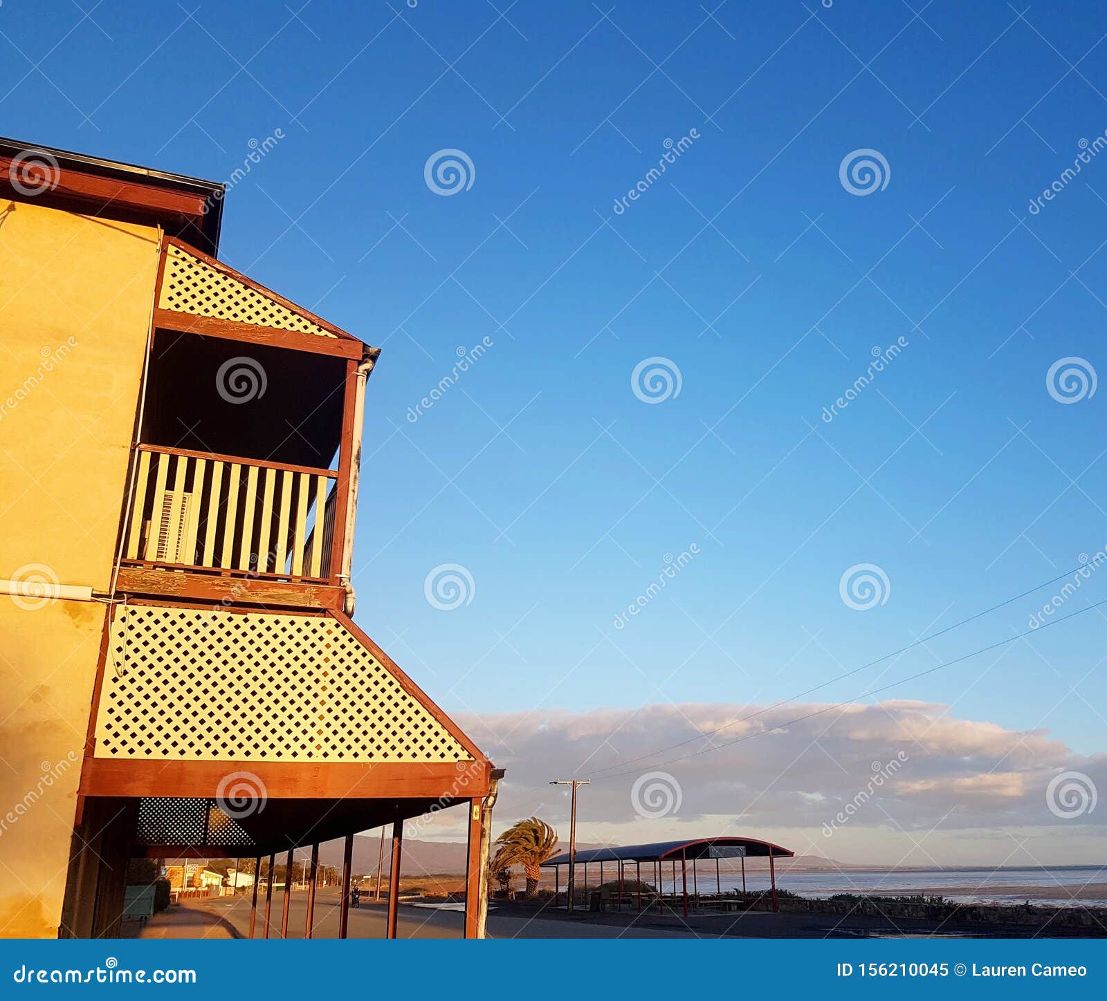 Port Germein Architecture stock image. Image of port 156210045