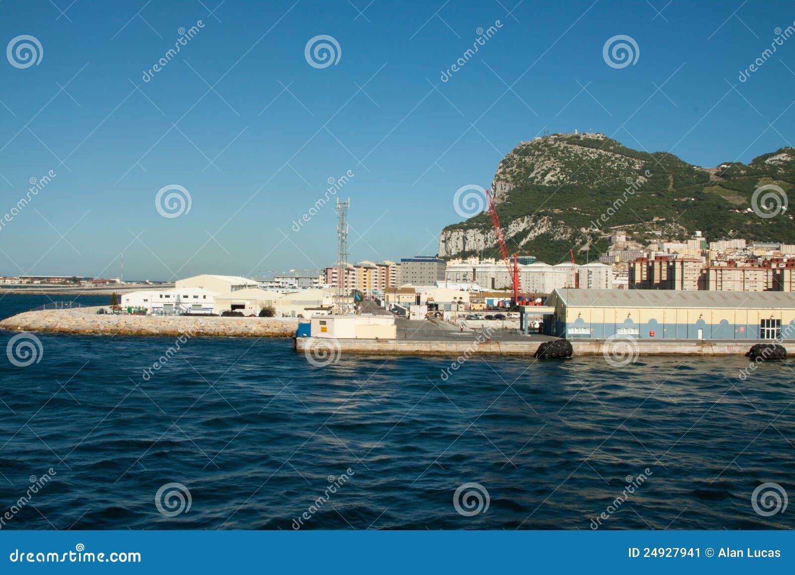 Port of Gibraltar stock image. Image of ocean, dock, travel 24927941