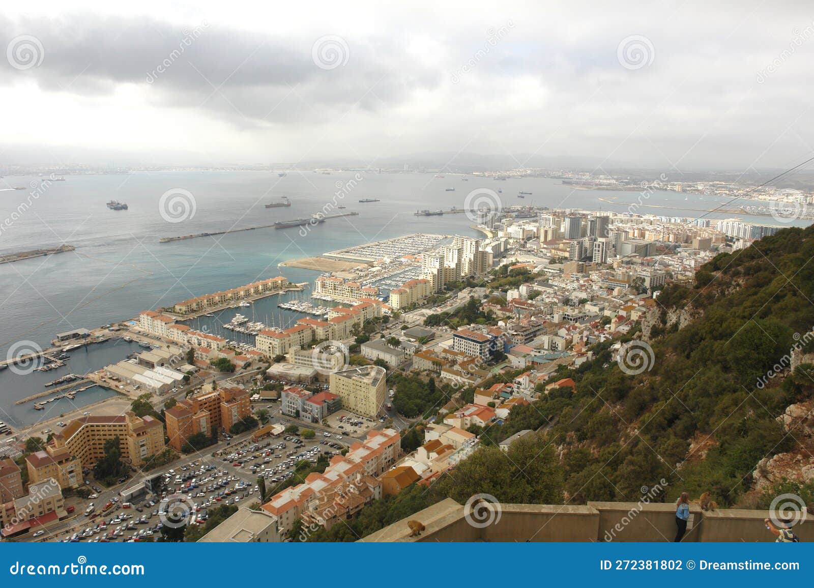 Port of Gibraltar stock photo. Image of peninsula, tower 272381802