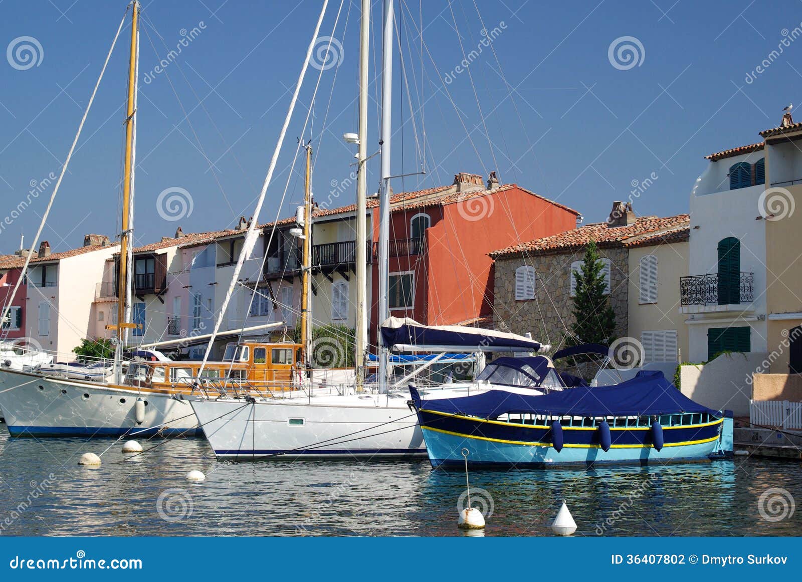 Lacustrian town of Port Grimaud (Grimaud)