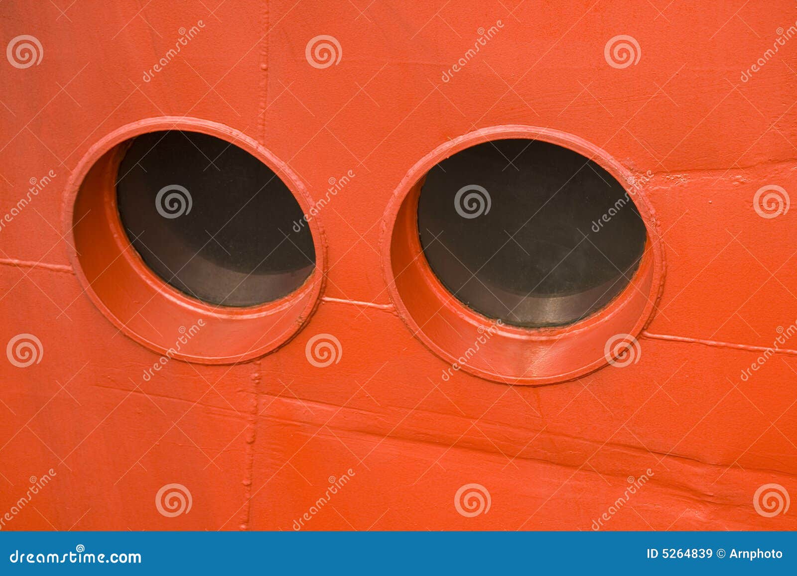 Portholes stock image. Image of ferry, weld, steel, paint 5264839