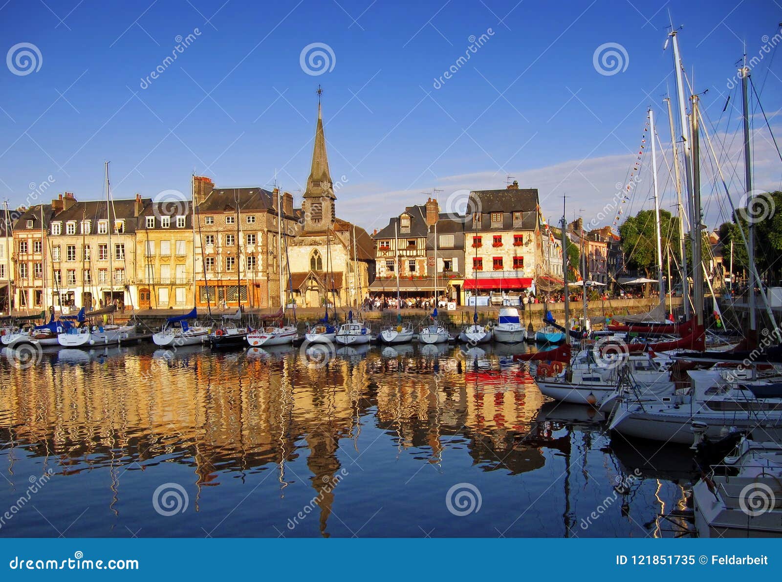 Port of Honfleur, Normandy, Editorial Image - Image of boat ...