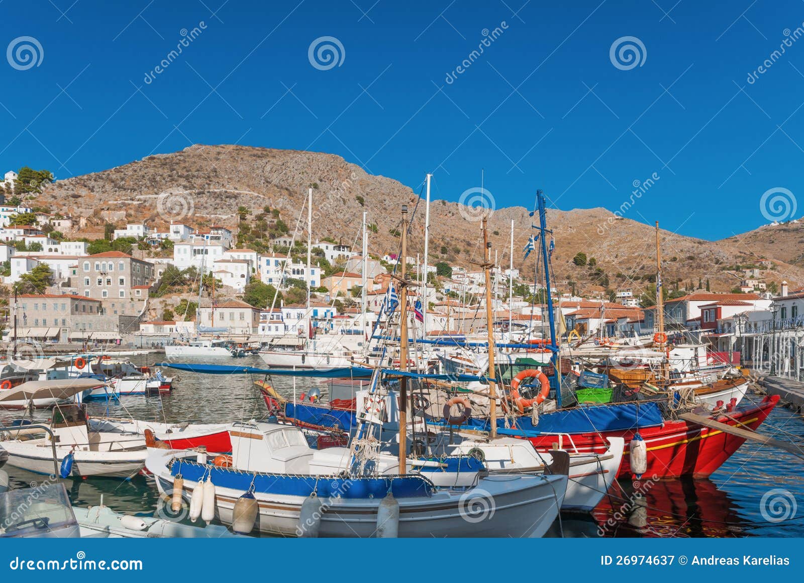 the port of hydra, greece