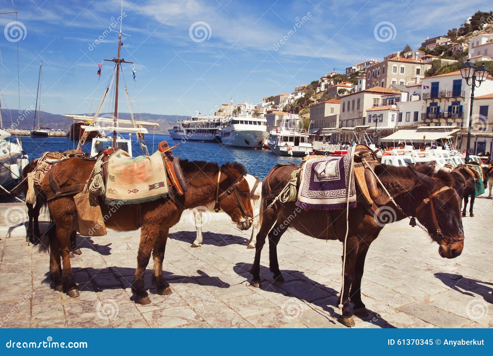 port of hydra, greece