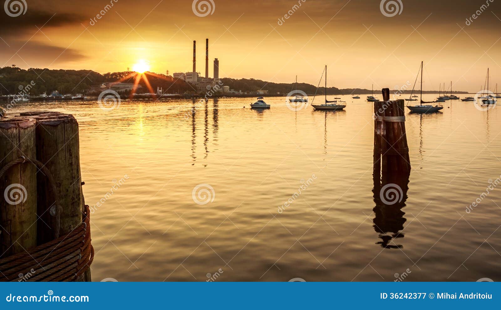 port jefferson sunset