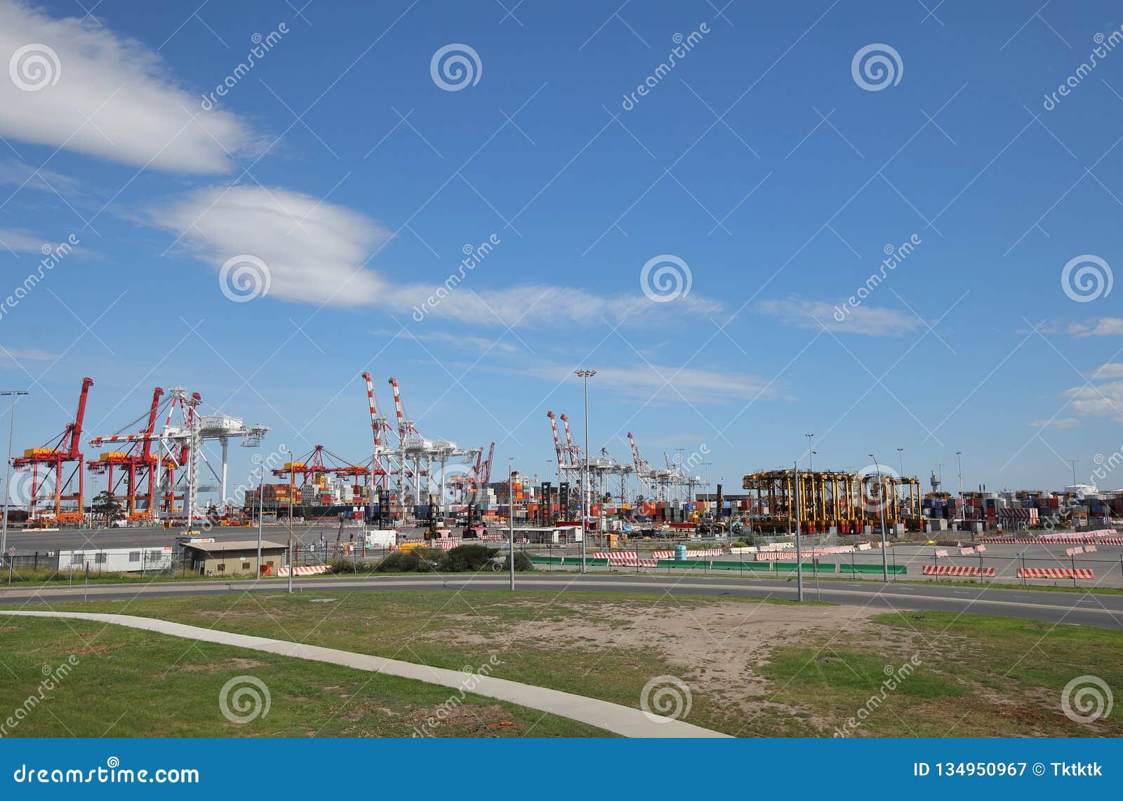 Port of Melbourne Australia Editorial Photography Image of city