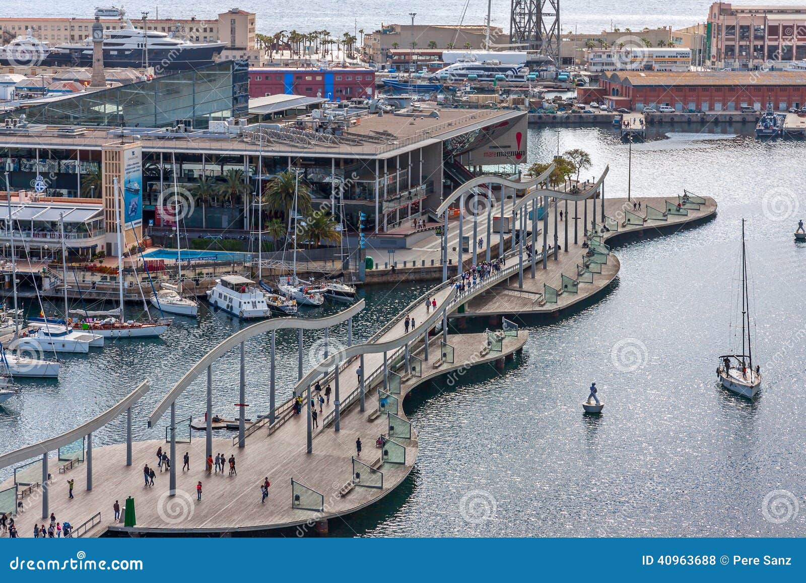 Port Vell In Barcelona Editorial Stock Photo - Image: 409636881300 x 957