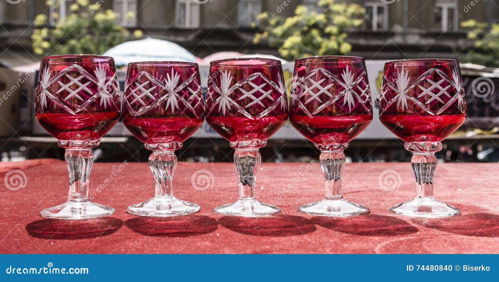 Vine glasses stock photo. Image of reflect, reflective 74480840