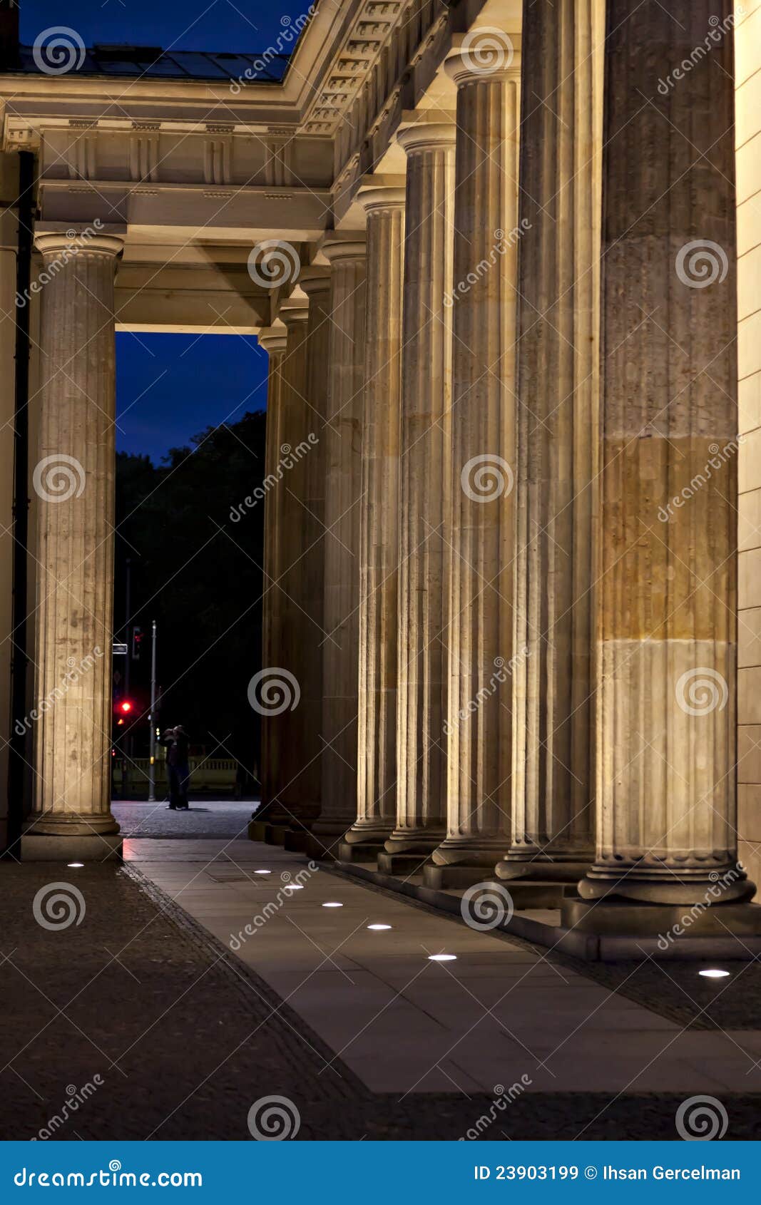 A porta de Brandebourg, Berlim, Alemanha