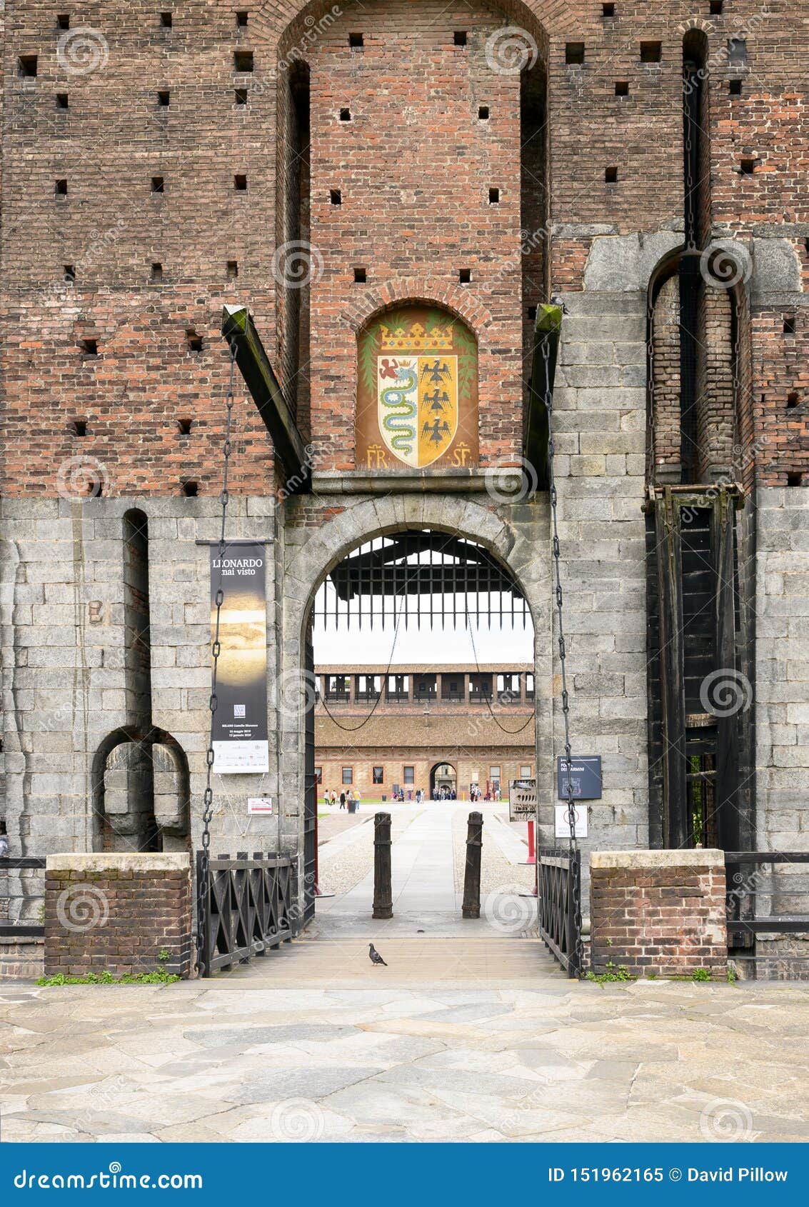 Porta Dei Carmini Entrance Sforza Castle in Milan, Italy Editorial Image -  Image of serpent, carmini: 151962165