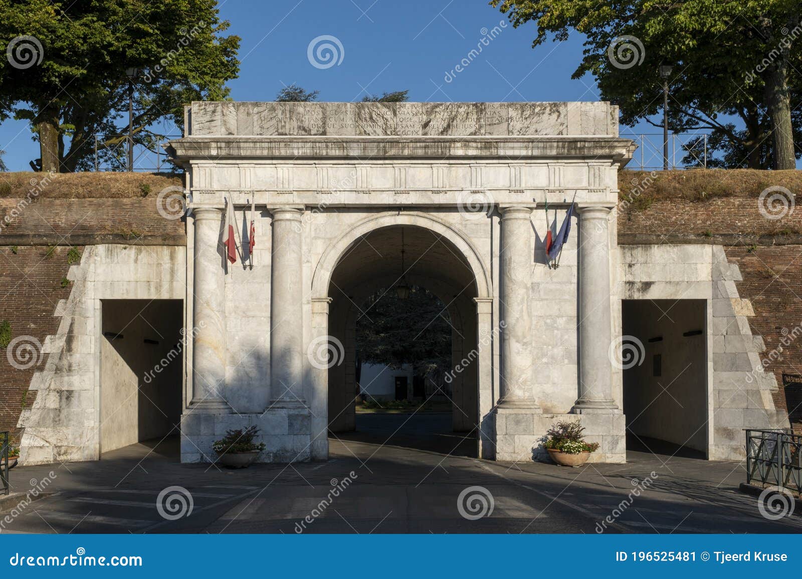 Porta Elisa, Lucca, Tuscany, Italy Stock Image - Image of lucca, city ...