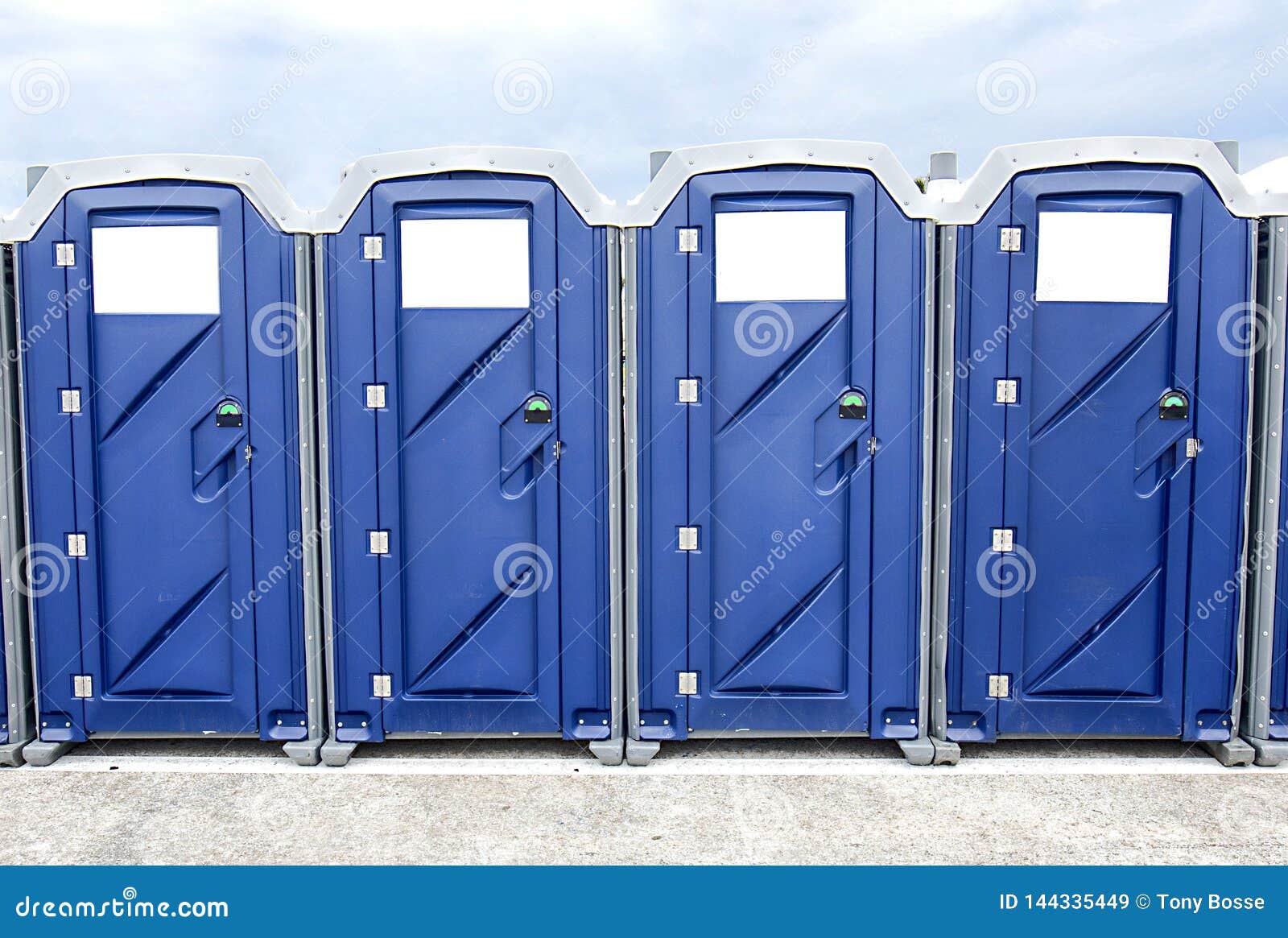 Porta Potties, Portable Toilets Stock Image Image of sanitation
