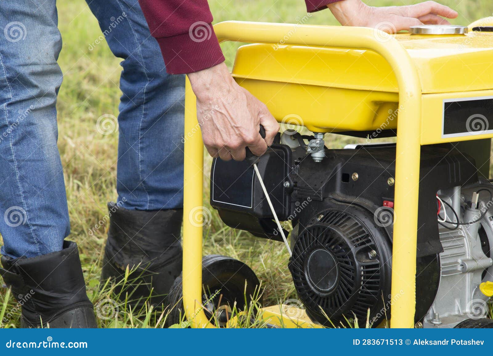 Portable Gasoline Generator.the Use of an Autonomous Energy Source