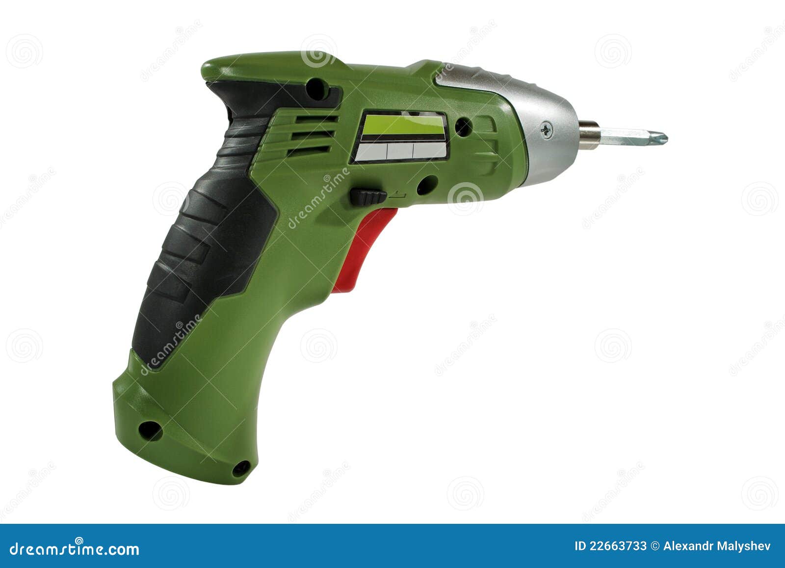 Portable Handheld Drill stock image. Image of motor, portable 22663733