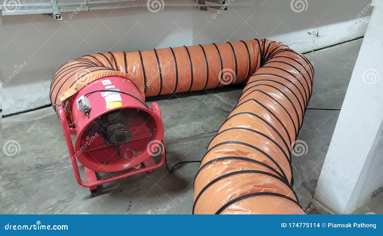 Portable Ventilation Fans and Exhaust Fans Stock Photo - Image of