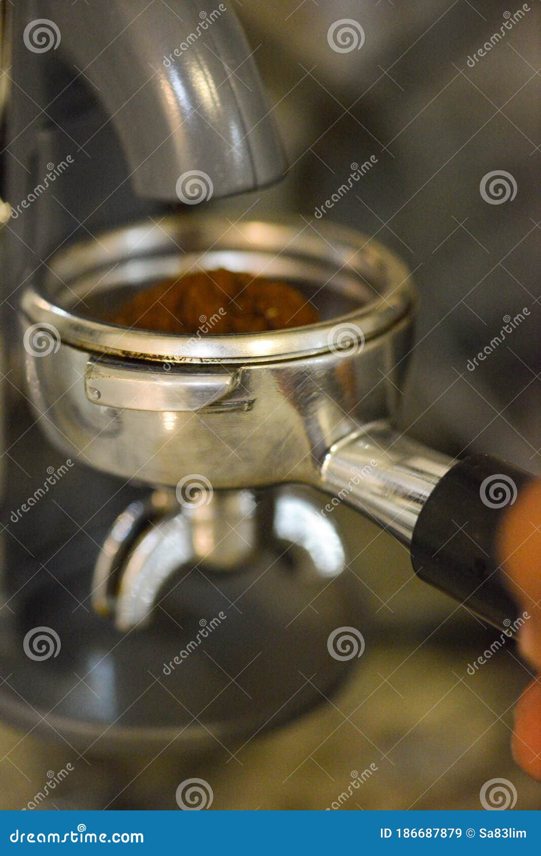 Portafilter Basket Espresso Stock Image Image of fresh, italian