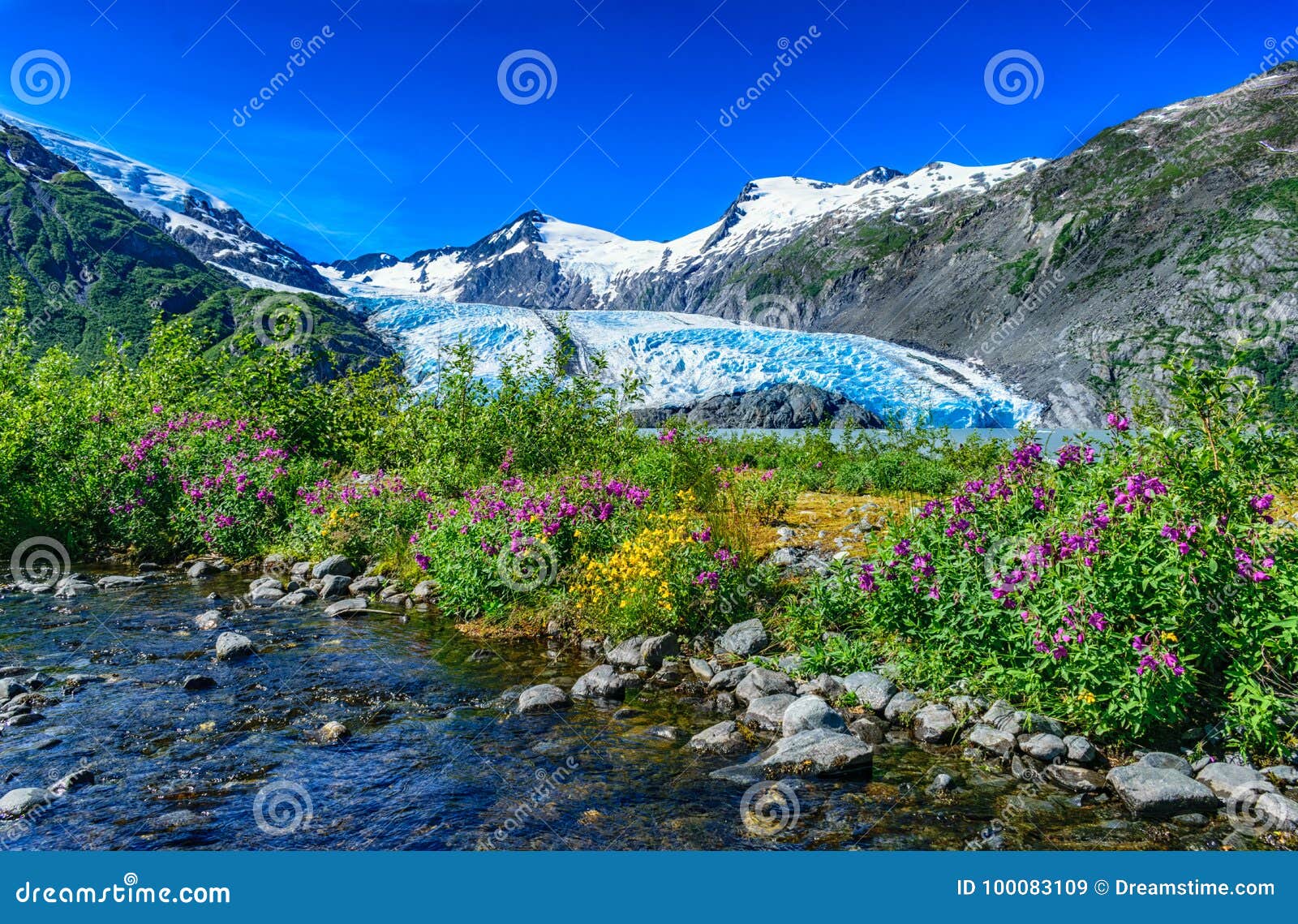 portage glacier, alaska