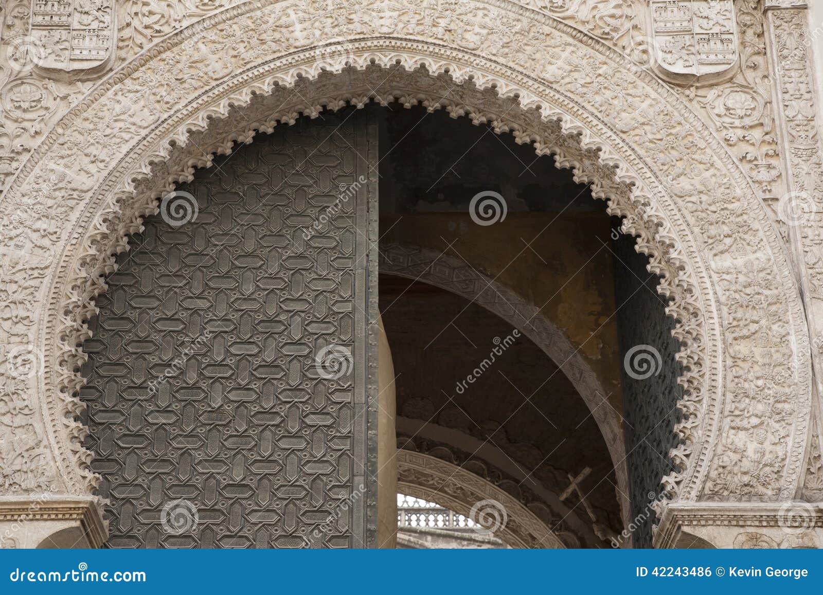 portal el perdon entrance, seville cathedral, spain
