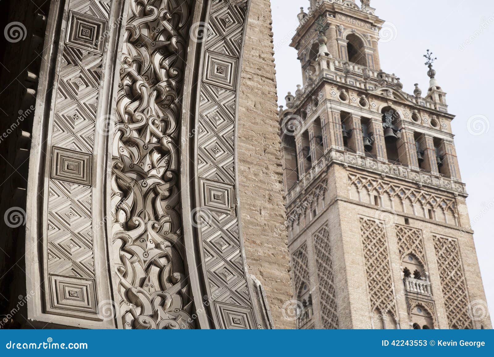 portal el perdon entrance, seville cathedral, spain