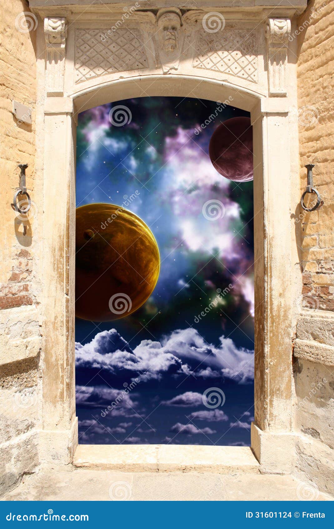 Portal stock illustration. Illustration of astral, freedom - 31601124