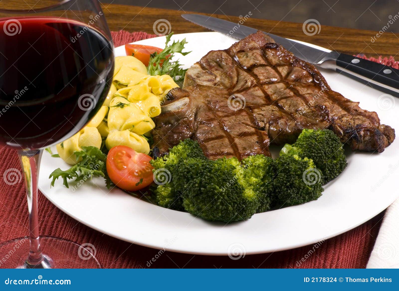 Porterhouse Steak 001 stock photo. Image of pasta, beef 2178324