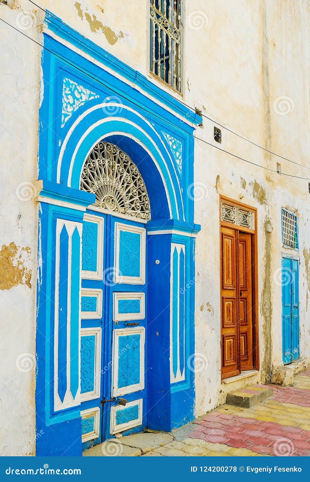 Portes Traditionnelles Des Maisons Résidentielles Kairouan