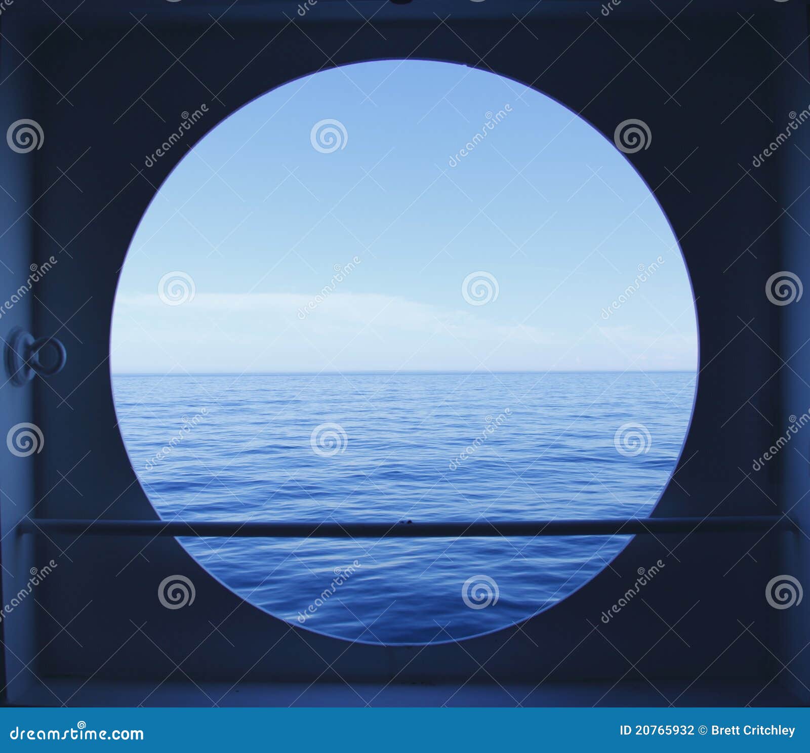 Porthole with ocean view stock photo. Image of hole, seascape 20765932