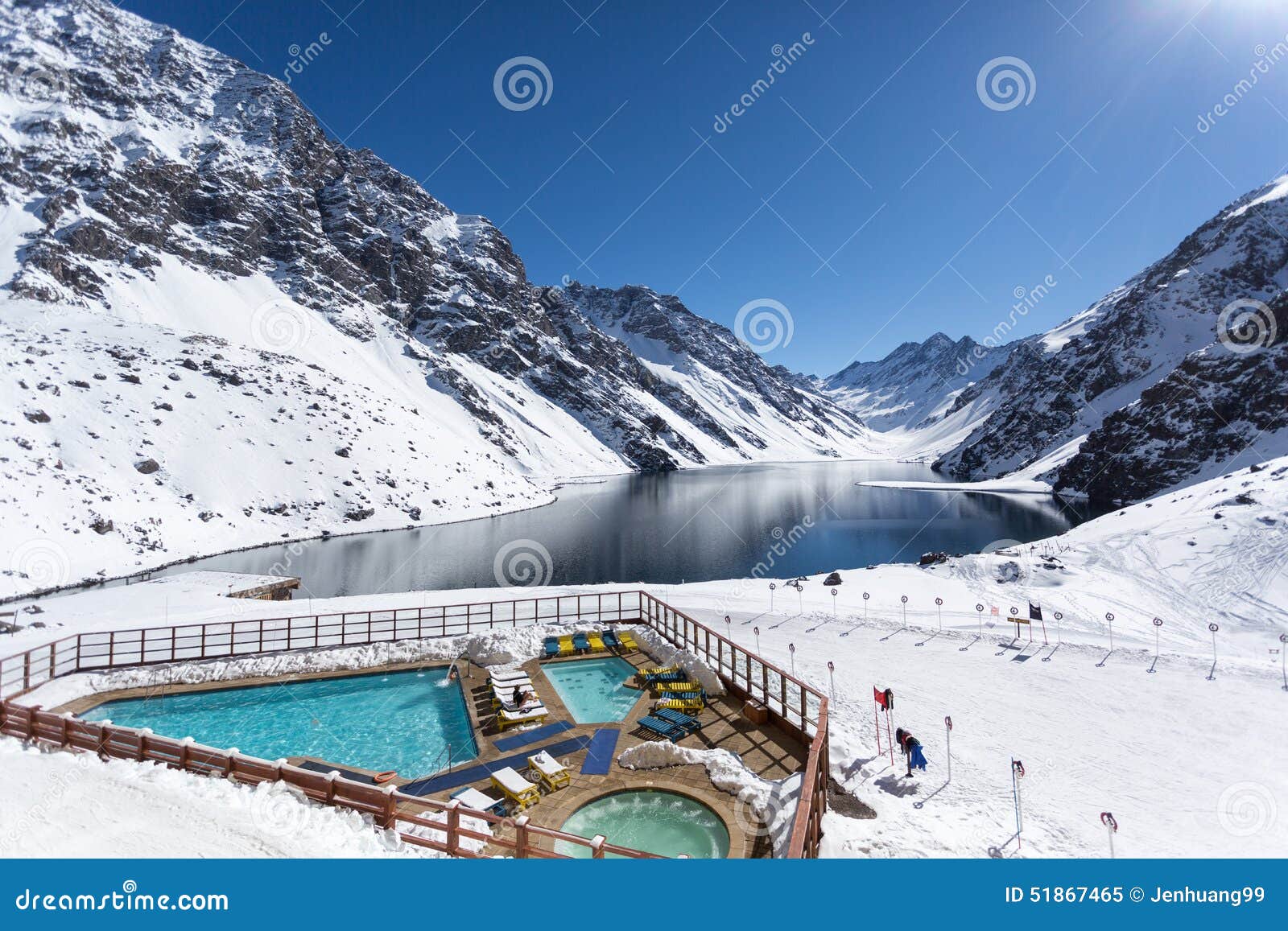 portillo, ski resort, los andes of chile, south america