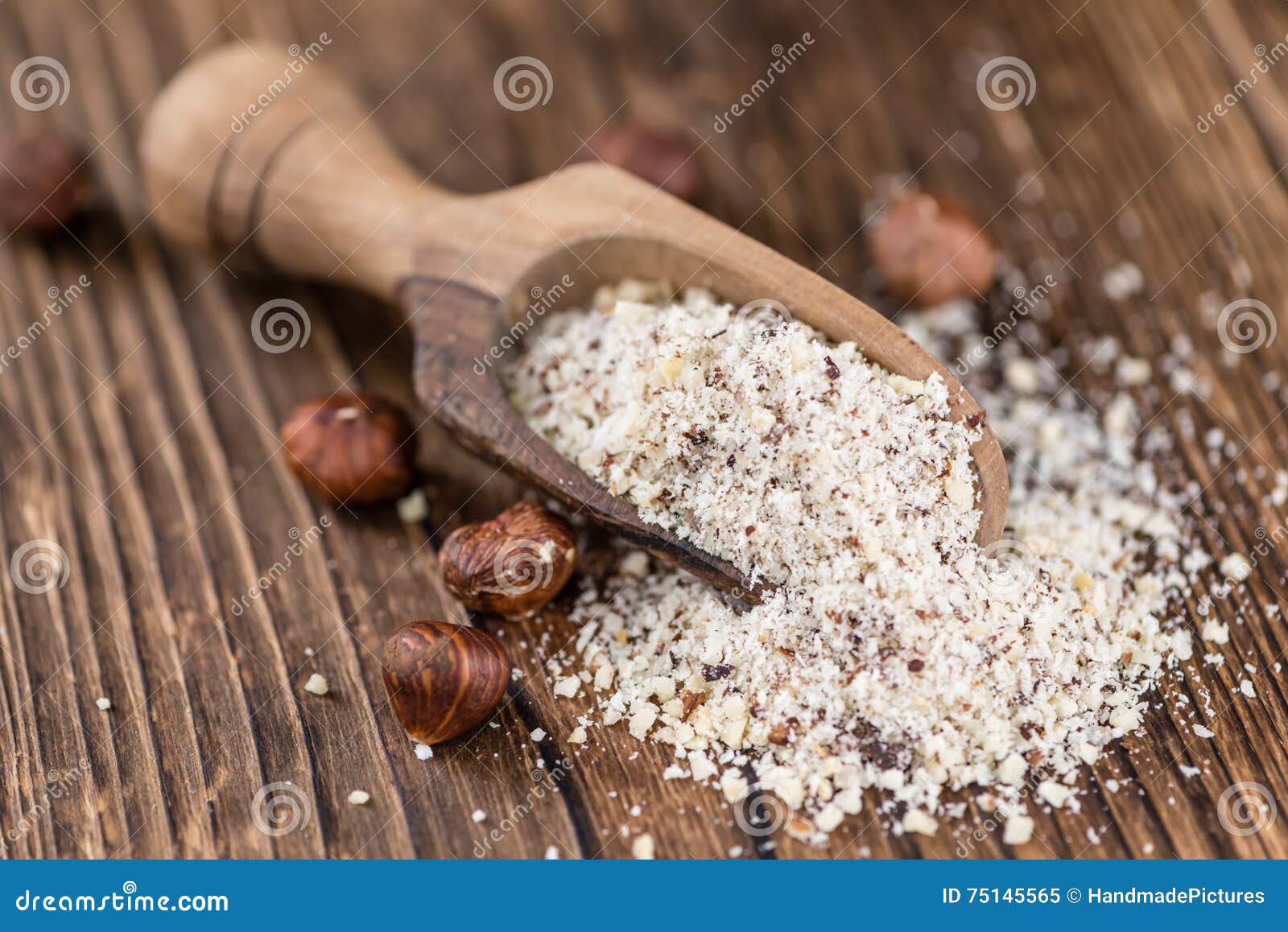 Portion of Grounded Hazelnuts Stock Image Image of nutrition, chopped