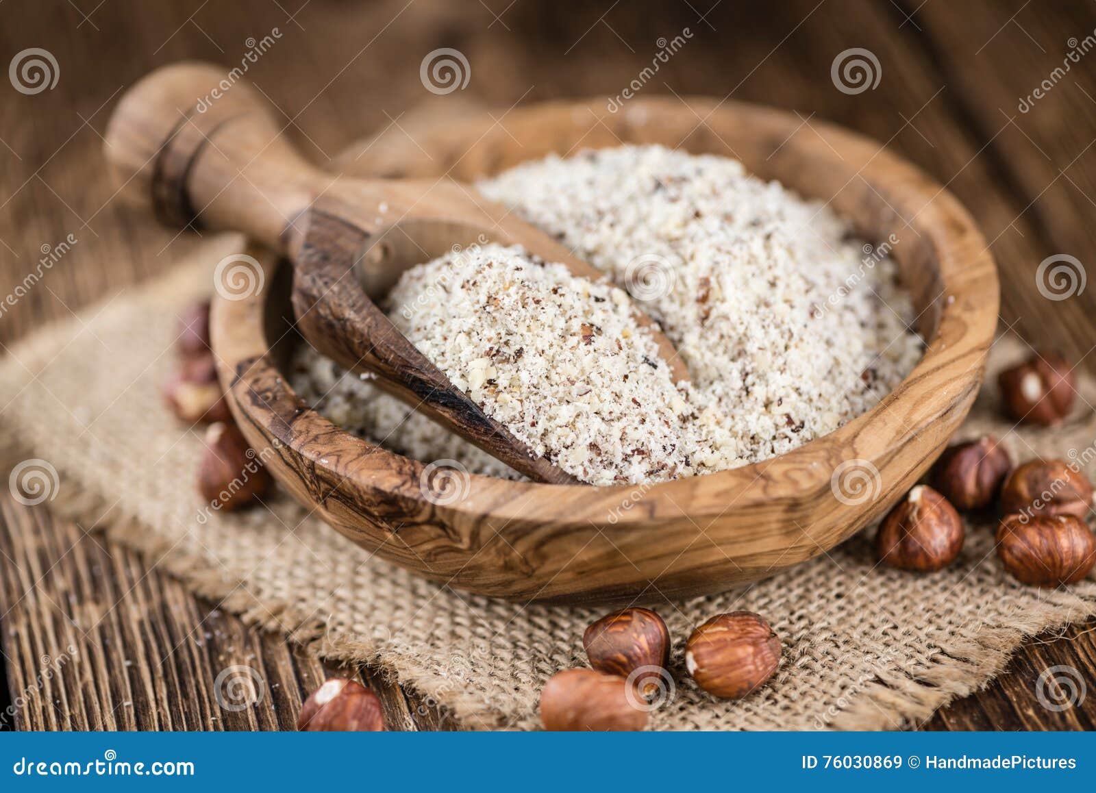 Portion of Grounded Hazelnuts Stock Image Image of cracked, fruit
