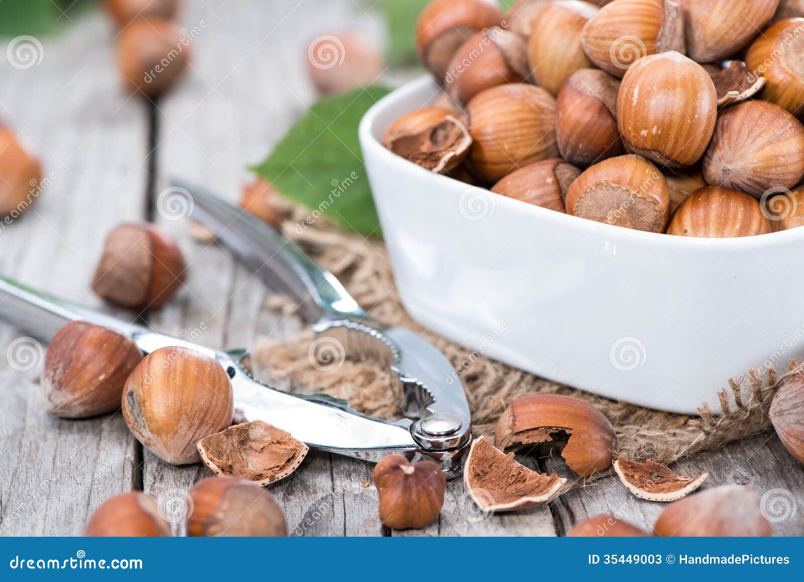 Portion of Hazelnuts stock image. Image of nutshell, shell 35449003