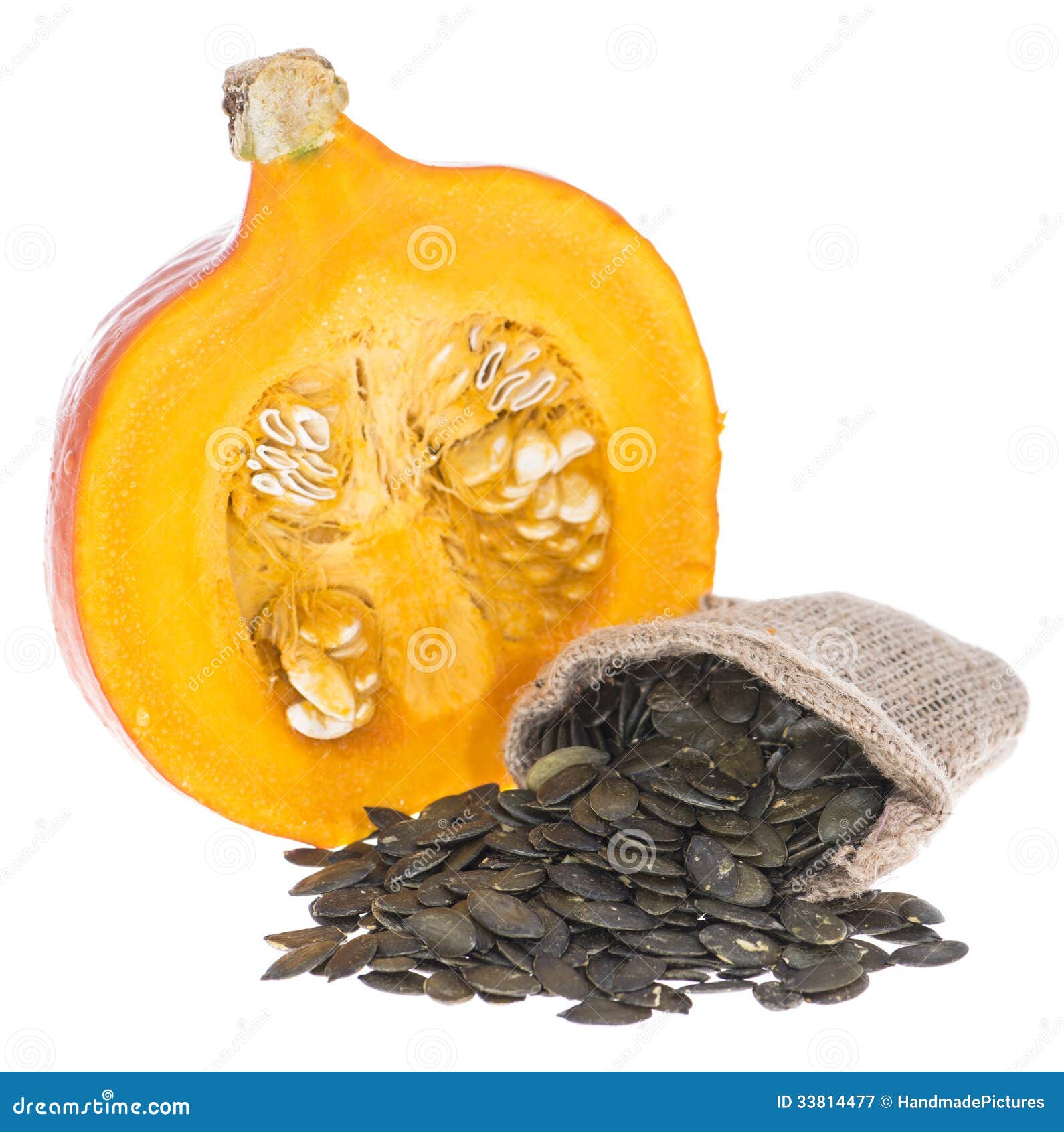 Portion of Isolated Pumpkin Seeds Stock Image Image of agriculture