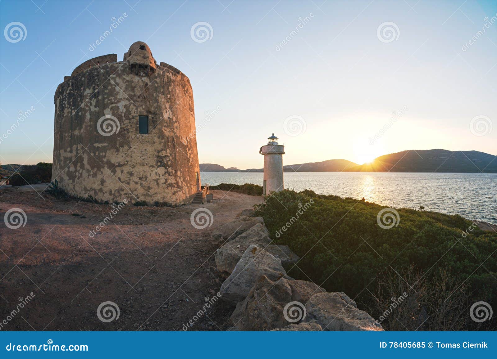 porto conte near alghero, sardinia, italy